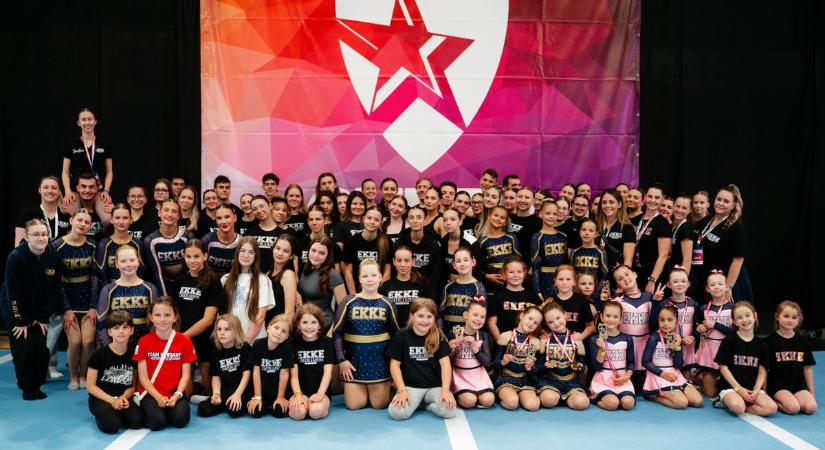 Eszterházy SC: 12-szer álltak dobogóra az egri cheerleaderek