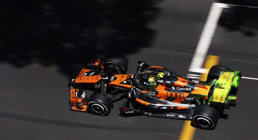 Bajba kerülhet a McLaren Norris pénteki leállása után