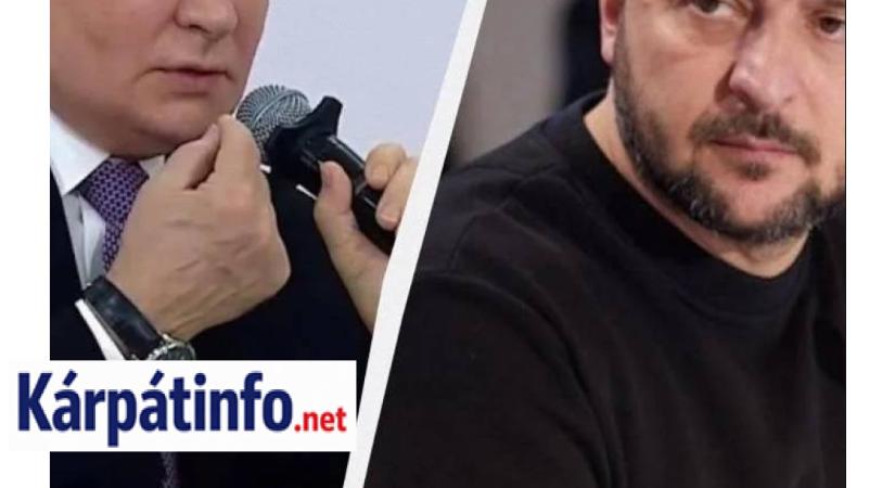 Putyin reagált Zelenszkij békejavaslatára