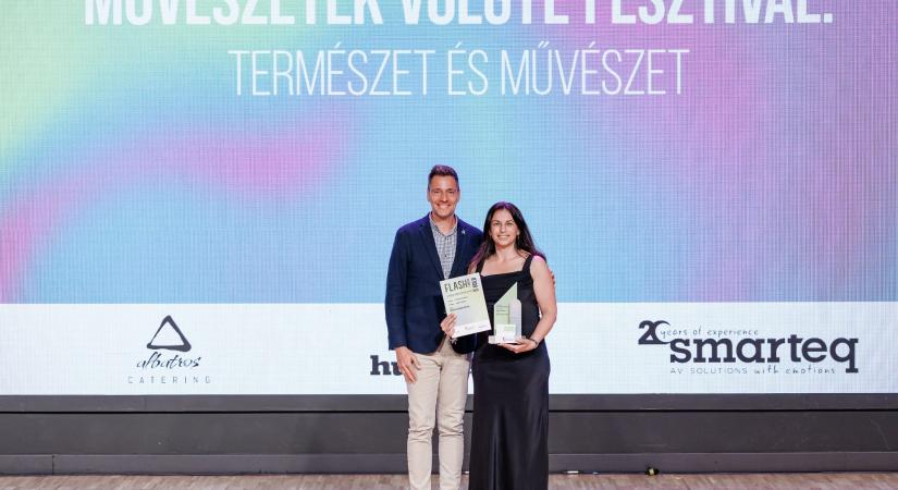 A Művészetek Völgye fenntarthatósági különdíjat nyert a Flash Award gálán