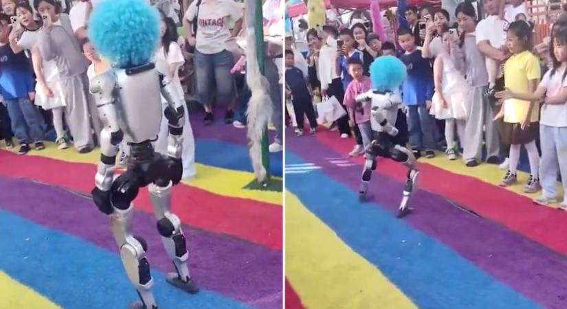 Brutálisan hasba rúgott egy kisgyereket egy robot Kínában – videó