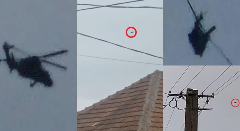 Egymást érik a felvételek! Helikopterek jelentek meg Szabolcs felett! (videókkal)