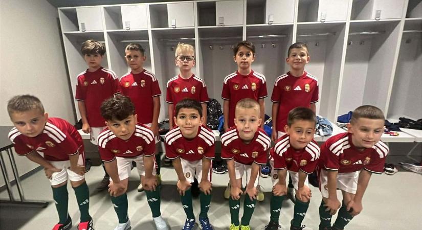 Izsáki gyerekek óriási élménye a Puskás Arénában