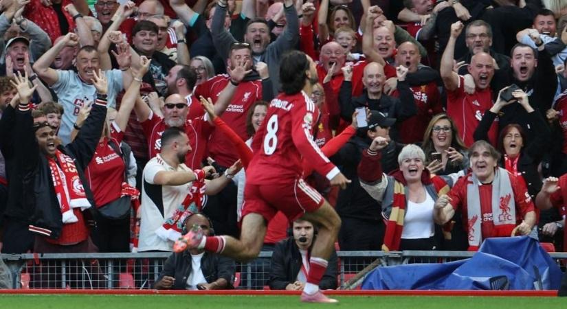 Szoboszlai újabb nagy elismerést zsebelt be Liverpoolban – övé lett a legszebb gól, de ez még nem minden (VIDEÓ)