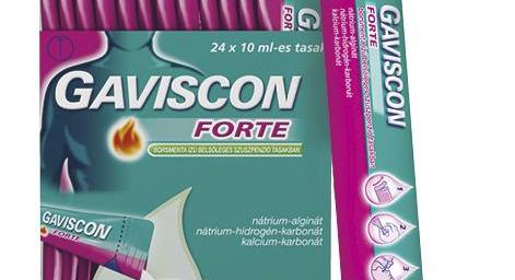 Gaviscon Forte borsmenta ízű belsőleges szuszpenzió tasakban