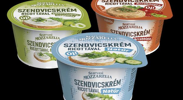 Szarvasi Mozzarella Szendvicskrém Ricottával