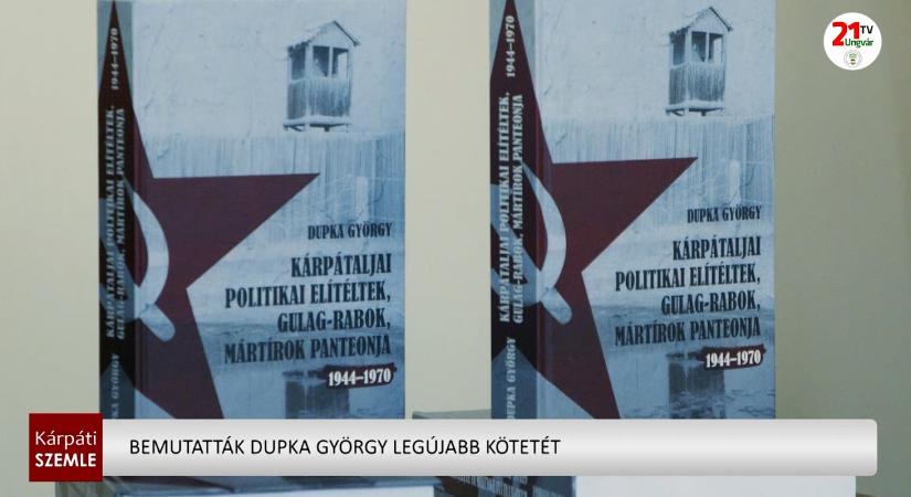 Bemutatták Dupka György legújabb kötetét (videó)