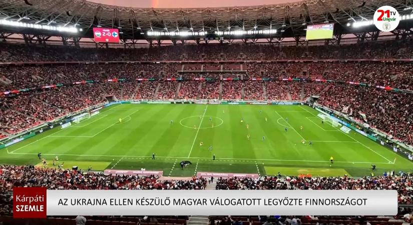 Az Ukrajna ellen készülő magyar válogatott legyőzte Finnországot (videó)