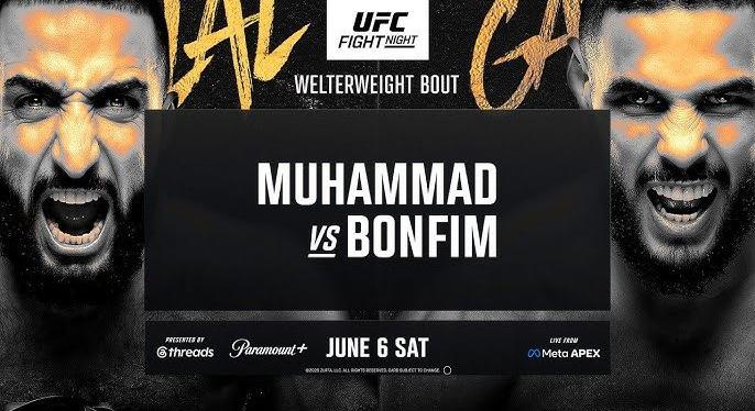UFC Vegas 118: Muhammad vs. Bonfim főprogram oddsok, elemzések és tippek