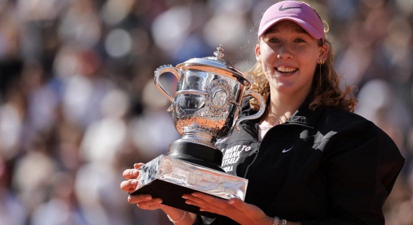 A Roland Garros megnyerésével lett meg az első GS-trófea a tenisz csillagának