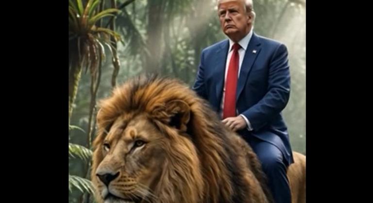 Leírni is lehetetlen, milyen videót tett közzé magáról Donald Trump, de azért megpróbáltuk