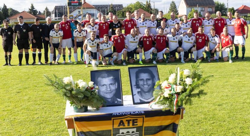 Az Andráshidai TE és az atlantai csapat találkozása: nosztalgia és emlékezés is volt (galéria)