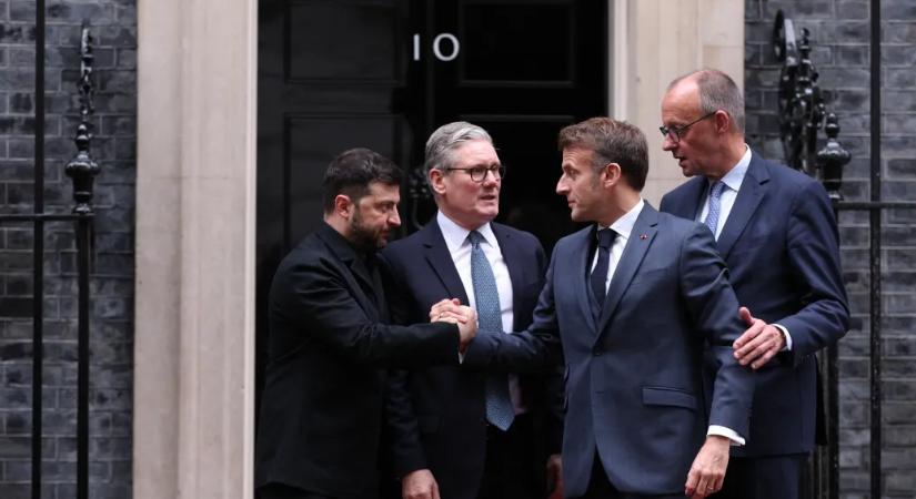 Zelenszkij Londonban tárgyal a brit kormányfővel, a francia elnökkel és a német kancellárral
