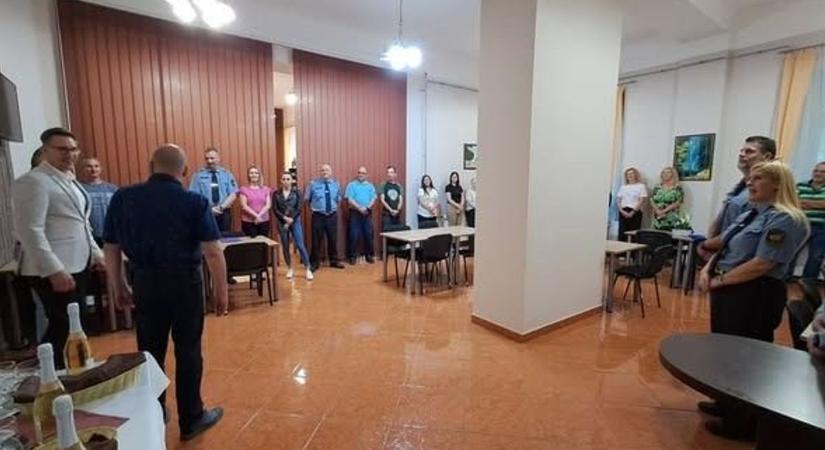 Elbúcsúzott kollégáitól a sátoraljaújhelyi büntetés-végrehajtás veteránja