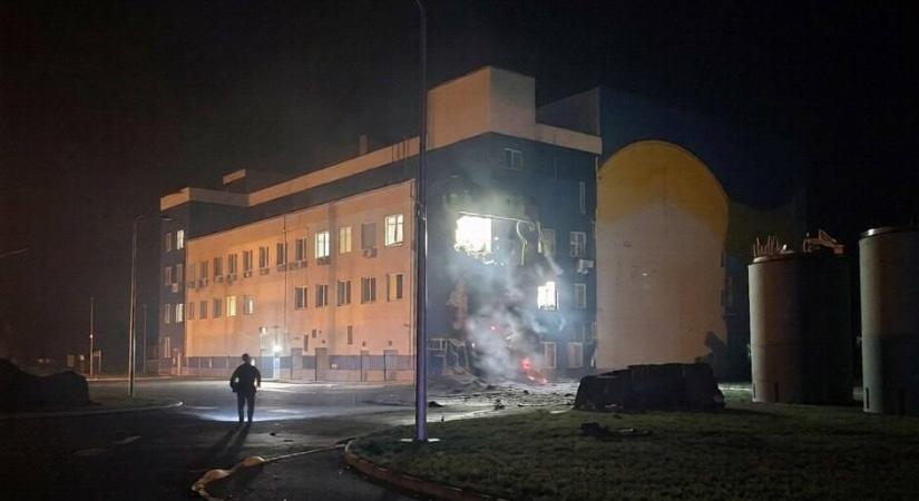 Orosz drón csapódott be a Csernobil közelében lévő nukleáris hulladéktároló területén