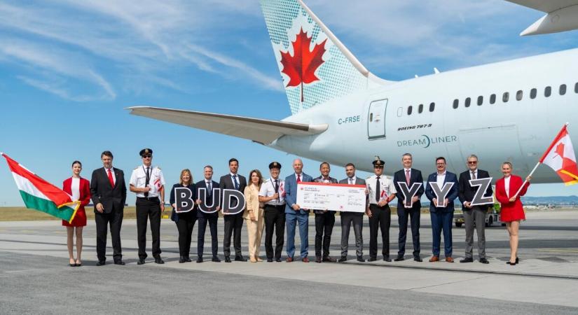 Visszatért az Air Canada Budapest–Toronto járata