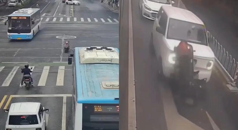 Megállt a pirosnál, aztán megtörtént, amit soha nem felejt el – videó