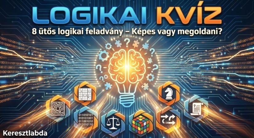 Logikai kvíz: Meg tudod fejteni ezt a 8 trükkös feladványt?