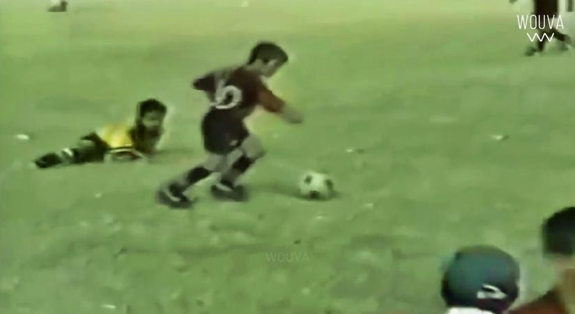 Így bolondította az ellenfeleit 6 éves korában Lionel Messi