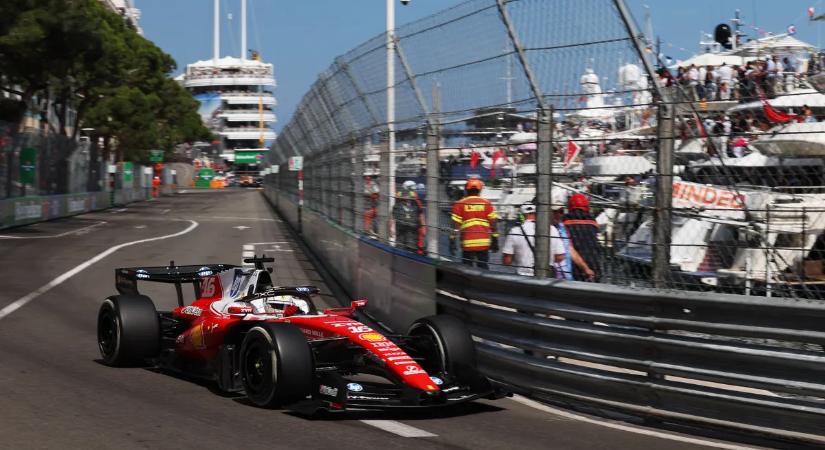 Rémisztő baleset Monacóban, totális káoszt okozott a Ferrari