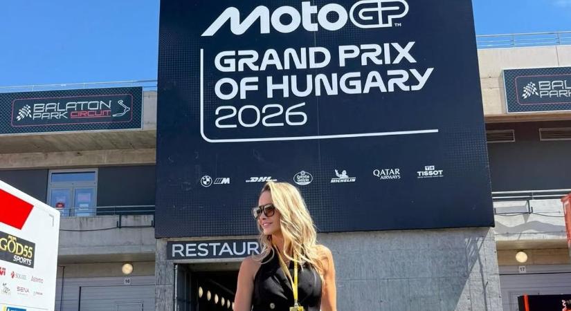 Polgár Kriszta is MotoGP-lázban égett: különleges helyről jelentkezett be