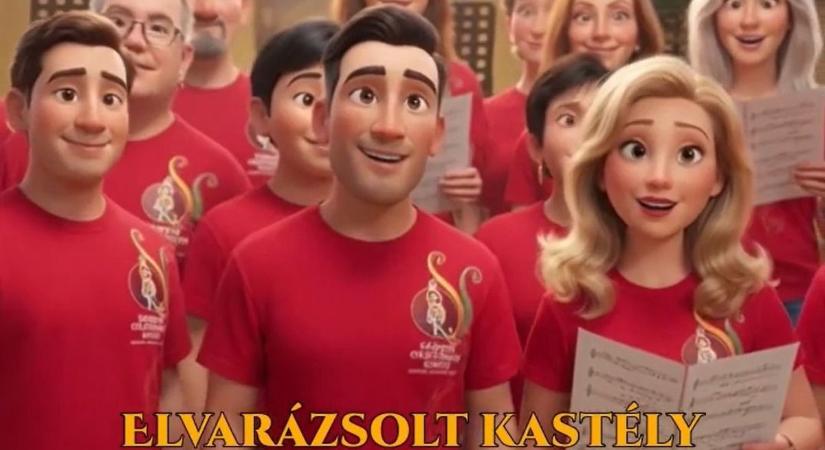 Sárvári Oratórikus Kórus: a templom homlokzata óriási mozivászonná változik