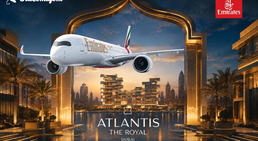 Játssz, foglalj és nyerj páros Emirates repülőjegyet bárhová* 2 éj Atlantis The Royal megállóval!