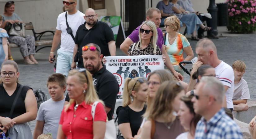 Már 1300-an csatlakoztak: szülők és pedagógusok vonultak az utcára Székesfehérváron (galéria, videó)