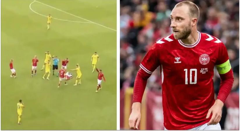 Összeesett a Dánia-Ukrajna barátságos focimeccsen Christian Eriksen