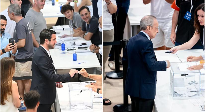 Nem borult a papírforma, Florentino Pérez maradt a Real Madrid elnöke