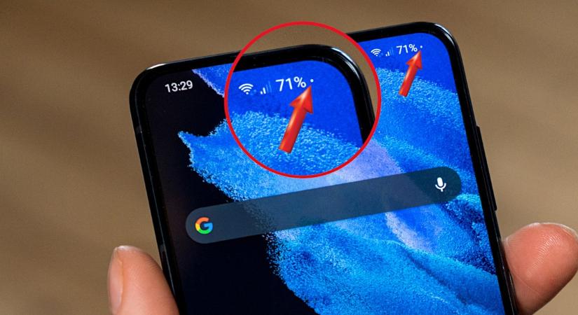 Mi az a kék pont az androidos telefonja képernyőjén?