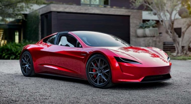 Megint csúszik a Tesla Roadster, Elon Musk „repülő” sportautója