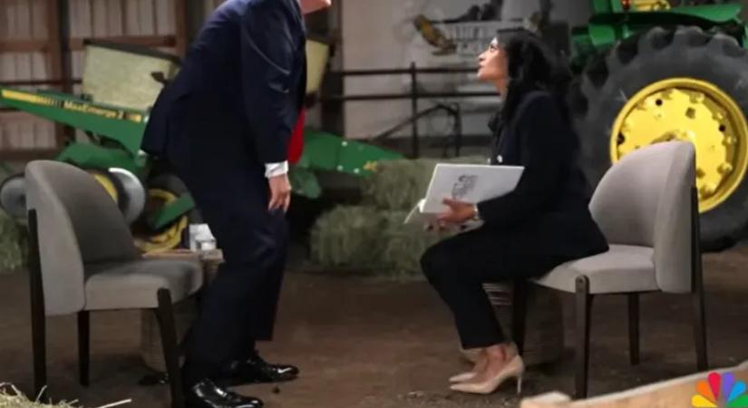 Trump félbeszakította az NBC-nek adott interjúját: Ön vagy aljas, vagy hülye