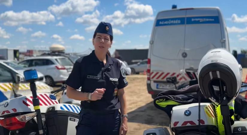 Videón mutatták meg a rendőrök, mit csináltak a MotoGP Magyar Nagydíjon