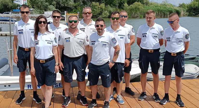 Szezonnyitó képzésen készültek a vízirendőrök Dánfokon