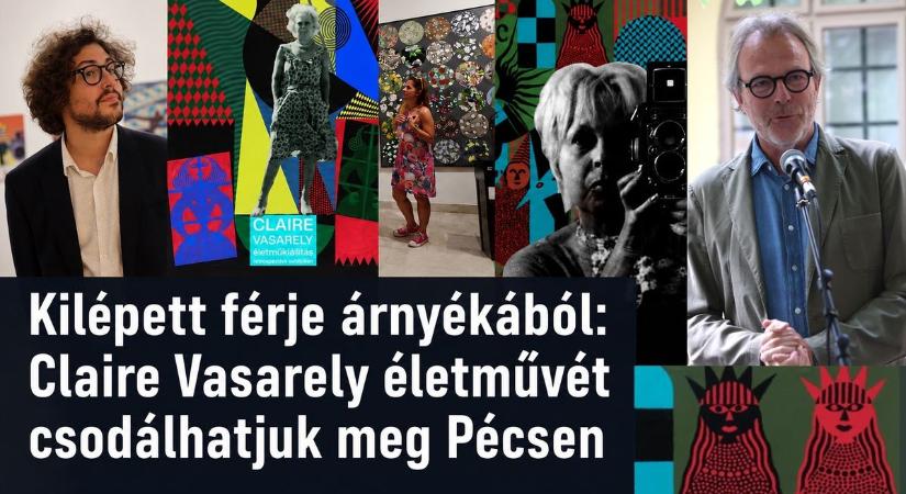 Kilépett férje árnyékából: Claire Vasarely művei először láthatók önállóan Magyarországon (GALÉRIA)