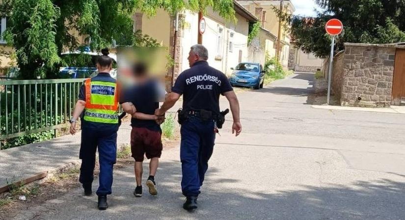 Űzött vadként menekült a bűnöző Gyöngyösön, a patakparton dőlt el a sorsa