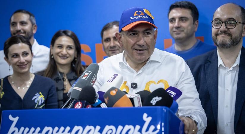 Újabb pofon Moszkvának, az Európa felé tapogatozó Nikol Pasinjan pártja nyerte az örményországi választásokat