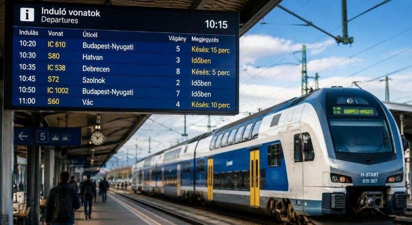 Újra elérhető a Vonatinfo: ismét nyomon követhetők a vonatok valós idejű adatai