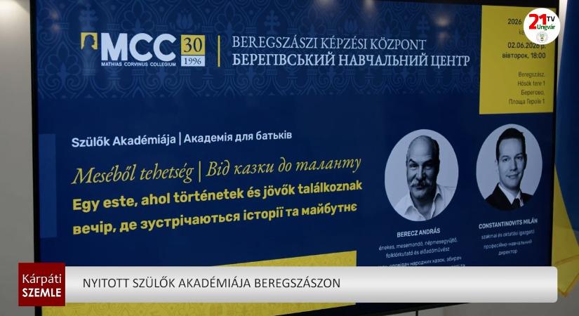 Nyitott Szülők Akadémiája Beregszászon (videó)