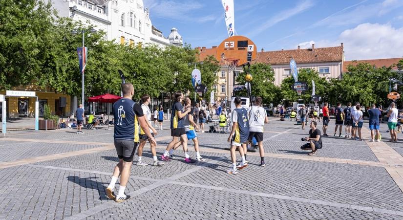 Pattog a labda, a háló rezdül Szombathely Fő terén - Idén is jön a Streetball