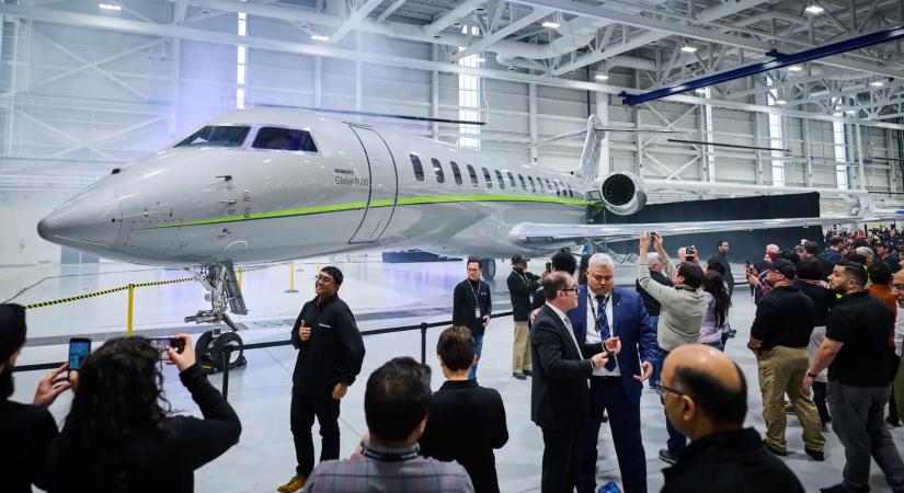 A Concorde óta nem repültünk ilyen gyorsan: Rekordidő alatt szelte át az Atlanti-óceánt a Bombardier új luxusgépe