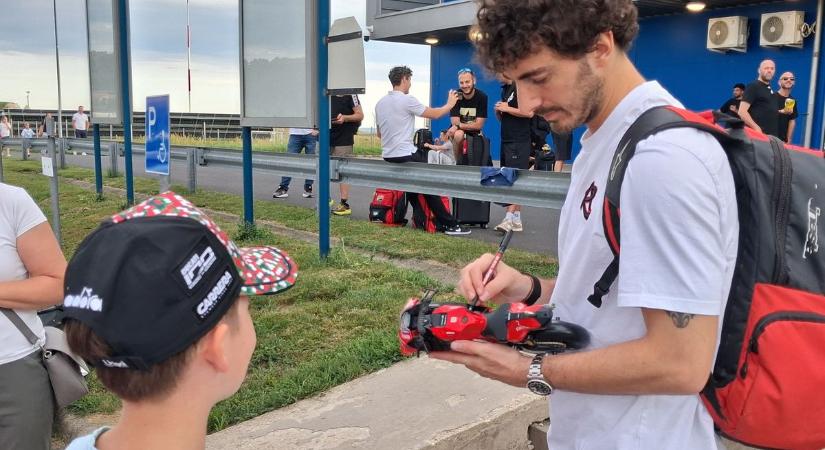 Jorge Martin is megérkezett a terminálba – Sármelléken a MotoGP ászai