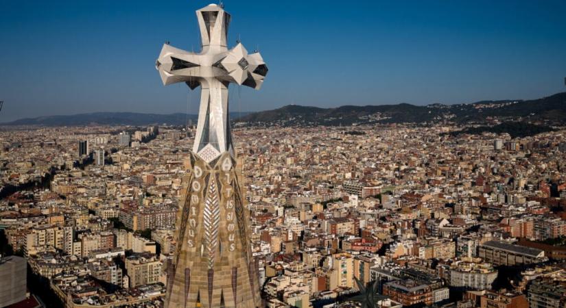 A Sagrada Família-bazilika Jézus Krisztus-tornya
