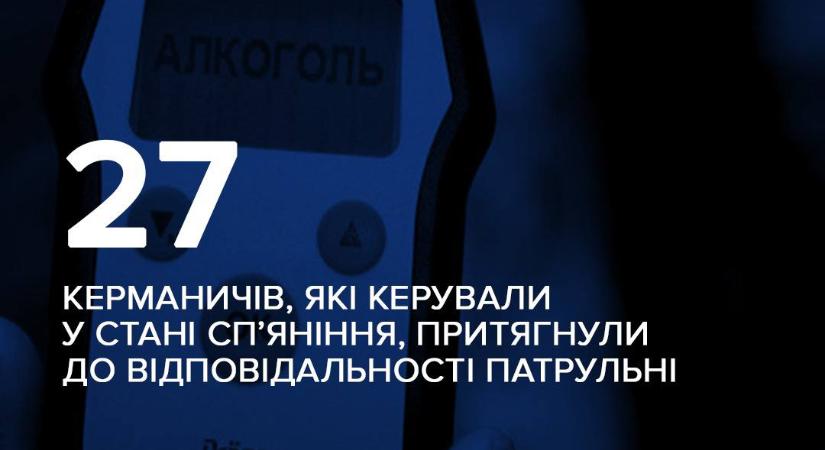 Egy hónap alatt 27 ittas sofőrt állítottak meg Kárpátalján