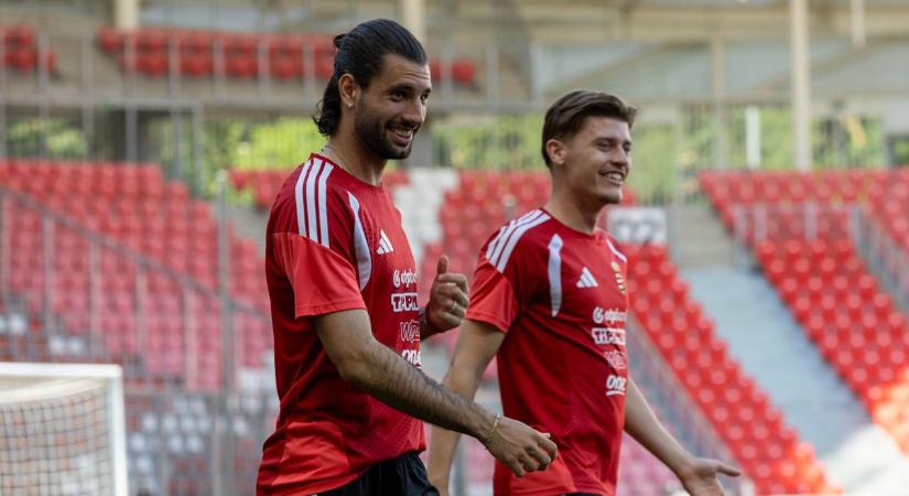 Szoboszlai Debrecenben! Így edzett a válogatott a Nagyerdei Stadionban – fotókkal, videókkal!