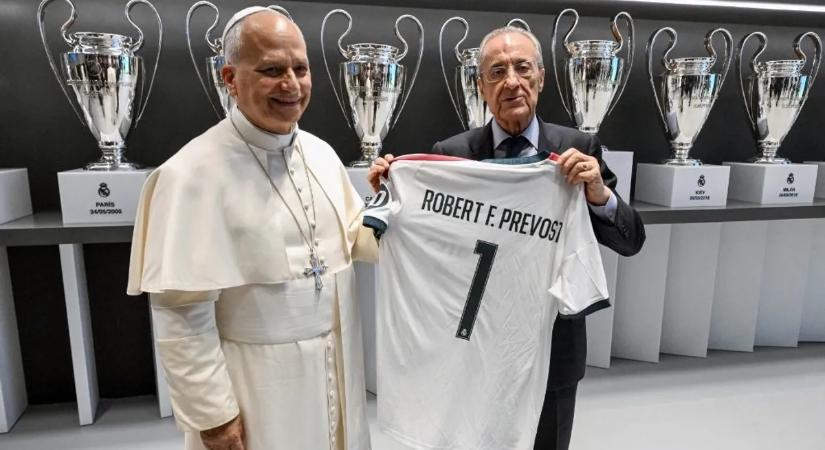 A Real Madrid piacra dobott egy különleges mezt a pápa miatt