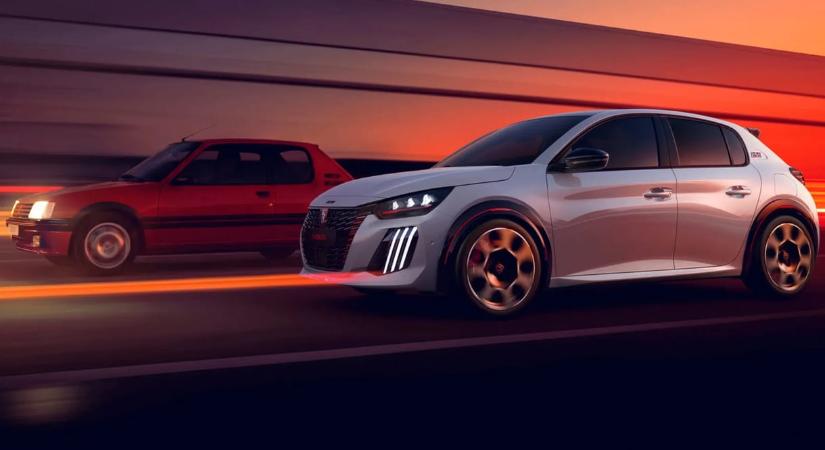 Tombol a retró: itt a kis méregzsák vadonatúj Peugeot E-208 GTi