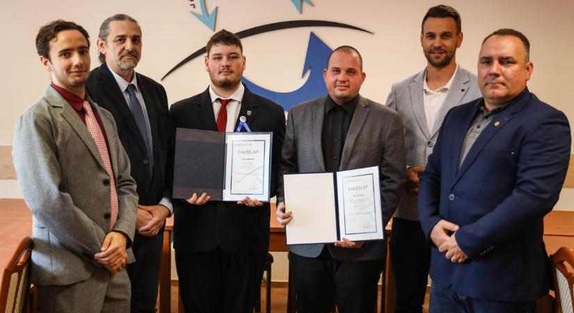 Két szakma kiválóságát köszöntötte a vármegyei iparkamara vezetősége