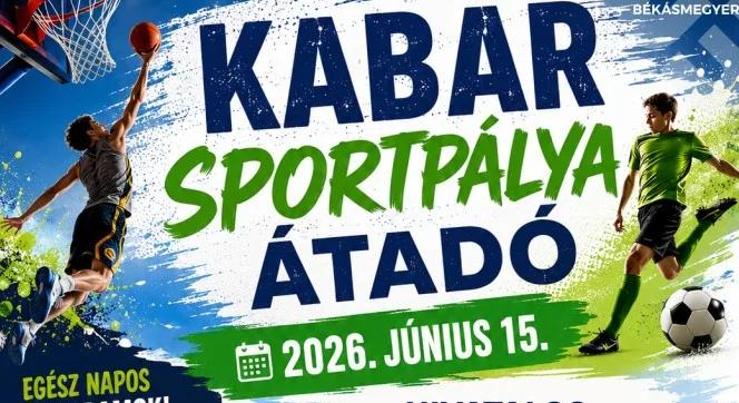 Megújult a Kabar utcai sportpálya, szeretettel várunk mindenkit az ünnepélyes átadóra